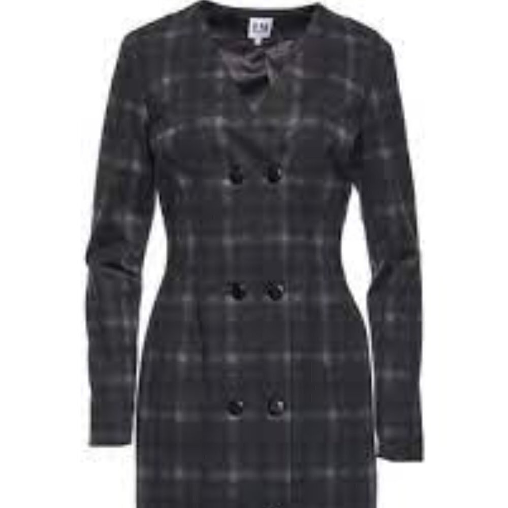 Hilary Macmillian BNWT plaid blazer dress
